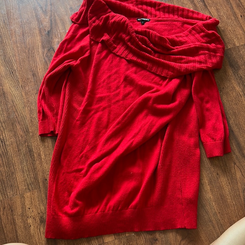 Red sweater